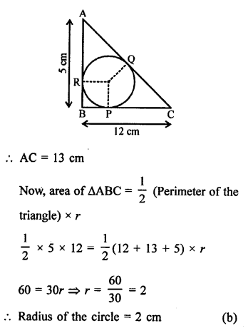 RS Aggarwal Class 10 Solutions Chapter 12 Circles MCQS 31