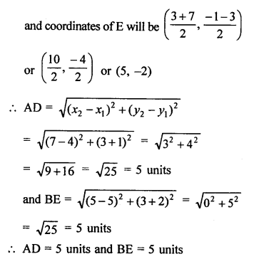 RS Aggarwal Class 10 Solutions Chapter 16 Co-ordinate Geometry Ex 16D 10