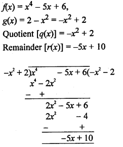 RS Aggarwal Class 10 Solutions Chapter 2 Polynomials Ex 2B 9