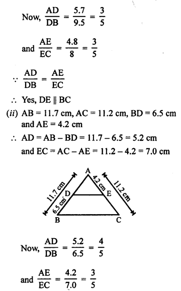 RS Aggarwal Class 10 Solutions Chapter 4 Triangles Ex 4A 6