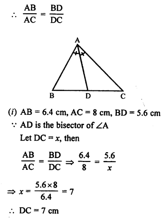 RS Aggarwal Class 10 Solutions Chapter 4 Triangles Ex 4A 9
