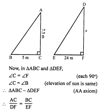 RS Aggarwal Class 10 Solutions Chapter 4 Triangles Ex 4B 15