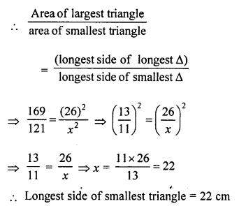 RS Aggarwal Class 10 Solutions Chapter 4 Triangles Ex 4C 6