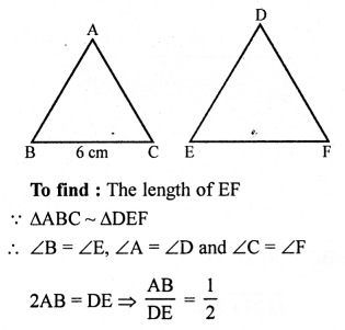 RS Aggarwal Class 10 Solutions Chapter 4 Triangles Ex 4E 2