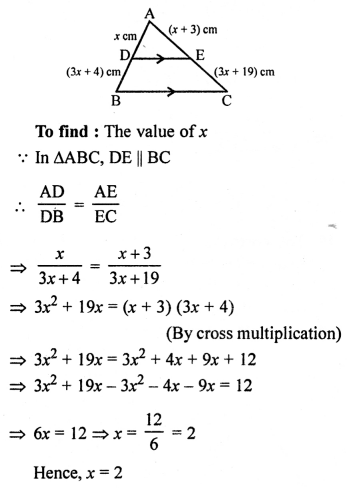 RS Aggarwal Class 10 Solutions Chapter 4 Triangles Ex 4E 4