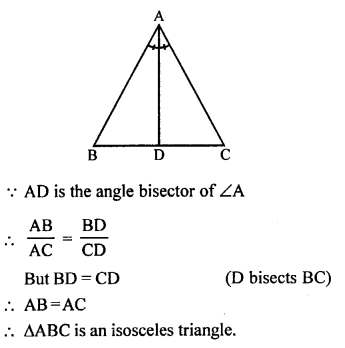 RS Aggarwal Class 10 Solutions Chapter 4 Triangles MCQS 20