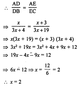 RS Aggarwal Class 10 Solutions Chapter 4 Triangles Test Yourself 8
