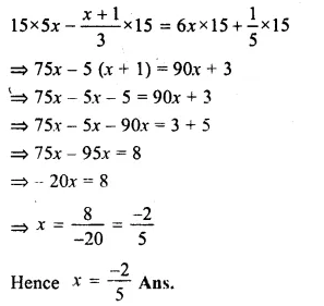RS Aggarwal Class 8 Solutions Chapter 8 Linear Equations Ex 8A 13.1
