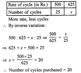 RD Sharma Class 8 Solutions Chapter 10 Direct and Inverse variations Ex 10.2 29