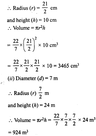 RD Sharma Class 8 Solutions Chapter 22 Mensuration III Ex 22.2 2