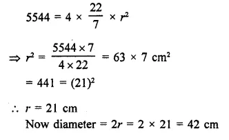 RD Sharma Class 9 Solutions Chapter 21 Surface Areas and Volume of a Sphere Ex 21.1 4.1