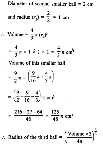 RD Sharma Class 9 Solutions Chapter 21 Surface Areas and Volume of a Sphere Ex 21.2 7.2