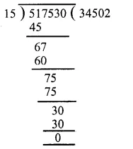 RS Aggarwal Class 6 Solutions Chapter 3 Whole Numbers Ex 3E 15.1