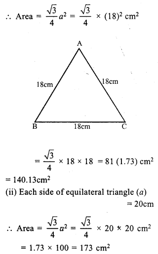 RS Aggarwal Class 7 Solutions Chapter 20 Mensuration Ex 20D 10