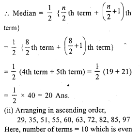 RS Aggarwal Class 7 Solutions Chapter 21 Collection and Organisation of Data Ex 21B 1