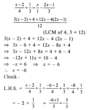 RS Aggarwal Class 7 Solutions Chapter 7 Linear Equations in One Variable Ex 7A 16