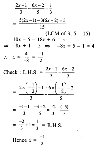 RS Aggarwal Class 7 Solutions Chapter 7 Linear Equations in One Variable Ex 7A 18