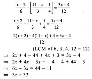 RS Aggarwal Class 7 Solutions Chapter 7 Linear Equations in One Variable Ex 7A 27