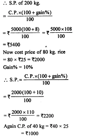 RS Aggarwal Class 8 Solutions Chapter 10 Profit and Loss Ex 10A 24.1