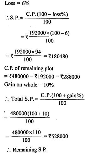 RS Aggarwal Class 8 Solutions Chapter 10 Profit and Loss Ex 10A 33.1
