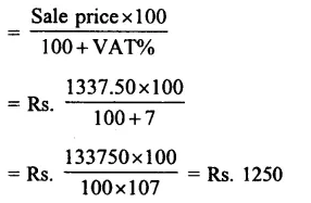 RS Aggarwal Class 8 Solutions Chapter 10 Profit and Loss Ex 10C 4.1