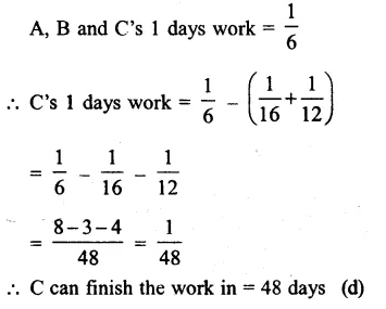 RS Aggarwal Class 8 Solutions Chapter 13 Time and Work Ex 13B 3.1