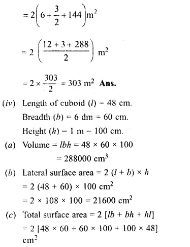 RS Aggarwal Class 8 Solutions Chapter 20 Volume and Surface Area of Solids Ex 20A 1.4