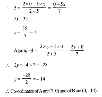 Selina Concise Mathematics Class 10 ICSE Solutions Chapter 13 Section and Mid-Point Formula Ex 13A Q13.2