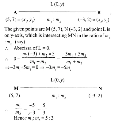 Selina Concise Mathematics Class 10 ICSE Solutions Chapter 13 Section and Mid-Point Formula Ex 13A Q18.1