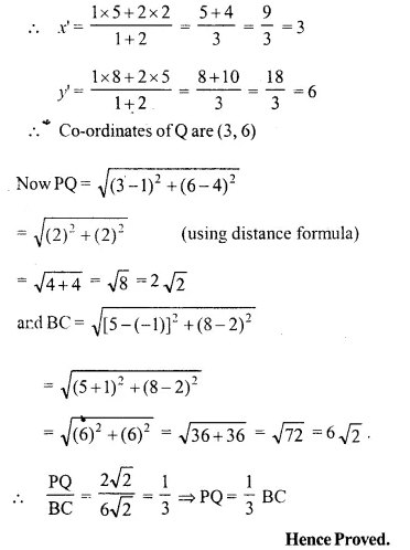 Selina Concise Mathematics Class 10 ICSE Solutions Chapter 13 Section and Mid-Point Formula Ex 13A Q19.2