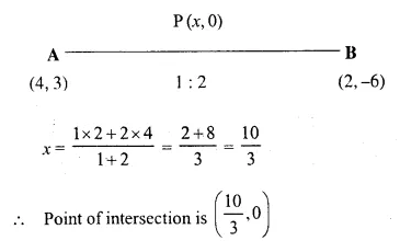 Selina Concise Mathematics Class 10 ICSE Solutions Chapter 13 Section and Mid-Point Formula Ex 13A Q6.2
