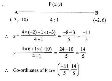 Selina Concise Mathematics Class 10 ICSE Solutions Chapter 13 Section and Mid-Point Formula Ex 13A Q9.1