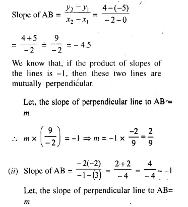 Selina Concise Mathematics Class 10 ICSE Solutions Chapter 14 Equation of a Line Ex 14B Q5.1
