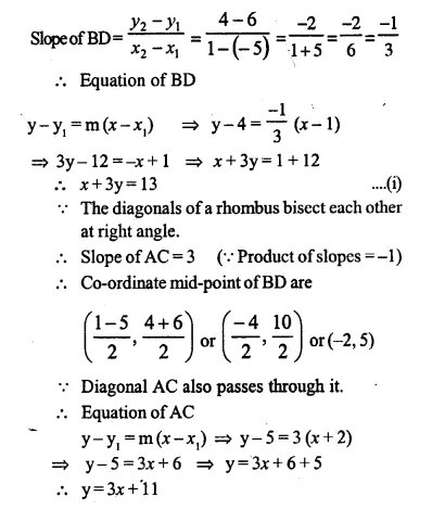 Selina Concise Mathematics Class 10 ICSE Solutions Chapter 14 Equation of a Line Ex 14D Q17.1