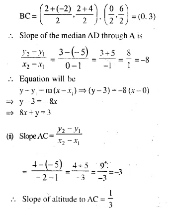 Selina Concise Mathematics Class 10 ICSE Solutions Chapter 14 Equation of a Line Ex 14D Q19.1