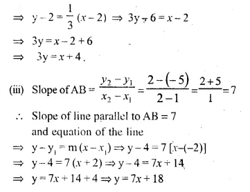Selina Concise Mathematics Class 10 ICSE Solutions Chapter 14 Equation of a Line Ex 14D Q19.3