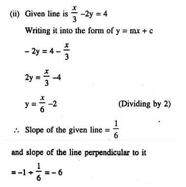 Selina Concise Mathematics Class 10 ICSE Solutions Chapter 14 Equation of a Line Ex 14D Q5.2