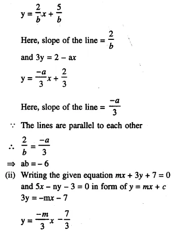 Selina Concise Mathematics Class 10 ICSE Solutions Chapter 14 Equation of a Line Ex 14D Q6.1