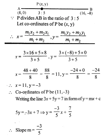 Selina Concise Mathematics Class 10 ICSE Solutions Chapter 14 Equation of a Line Ex 14E Q1.1