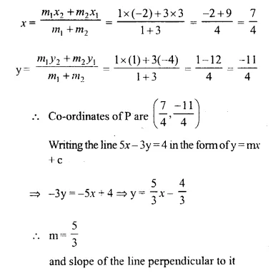 Selina Concise Mathematics Class 10 ICSE Solutions Chapter 14 Equation of a Line Ex 14E Q2.1