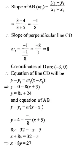 Selina Concise Mathematics Class 10 ICSE Solutions Chapter 14 Equation of a Line Ex 14E Q31.2