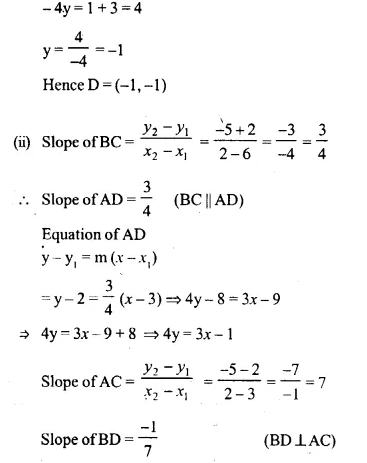 Selina Concise Mathematics Class 10 ICSE Solutions Chapter 14 Equation of a Line Ex 14E Q7.3