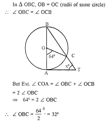 Selina Concise Mathematics Class 10 ICSE Solutions Chapter 18 Tangents and Intersecting Chords Ex 18A Q19.2