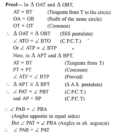 Selina Concise Mathematics Class 10 ICSE Solutions Chapter 18 Tangents and Intersecting Chords Ex 18C Q27.2
