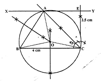 Selina Concise Mathematics Class 10 ICSE Solutions Chapter 19 Constructions (Circles) Ex 19 Q9.1
