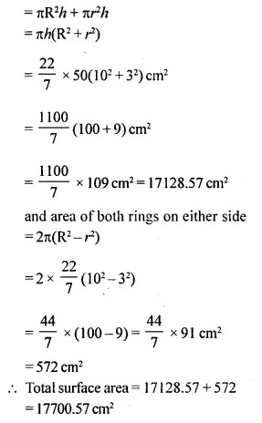 Selina Concise Mathematics Class 10 ICSE Solutions Chapter 20 Cylinder, Cone and Sphere Ex 20A Q10.1