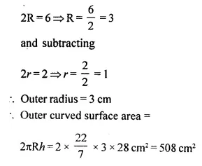 Selina Concise Mathematics Class 10 ICSE Solutions Chapter 20 Cylinder, Cone and Sphere Ex 20A Q20.2