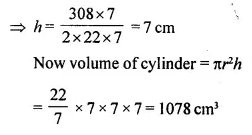 Selina Concise Mathematics Class 10 ICSE Solutions Chapter 20 Cylinder, Cone and Sphere Ex 20A Q22.2