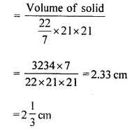 Selina Concise Mathematics Class 10 ICSE Solutions Chapter 20 Cylinder, Cone and Sphere Ex 20A Q8.1