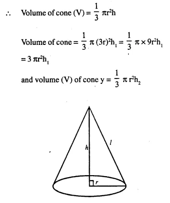 Selina Concise Mathematics Class 10 ICSE Solutions Chapter 20 Cylinder, Cone and Sphere Ex 20B Q5.1